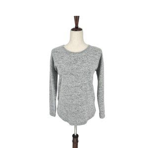 Wantable Button Up Back Long Sleeve Tee | Extra Small